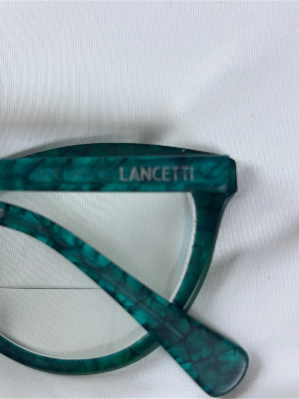 Lancetti Eyeglass Frame Emerald Green